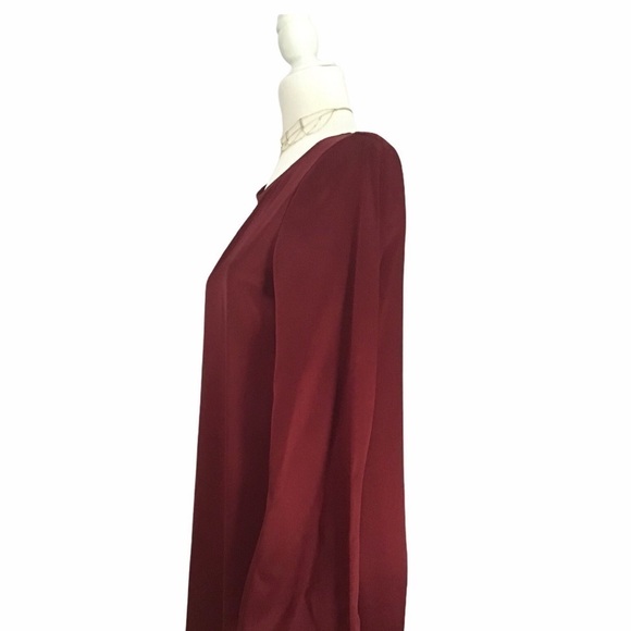 NWT Relative Pi Mahogany Berry Shift Dress - Picture 3 of 5